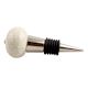 Cream Crackle Ceramic Wine Stopper